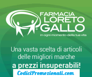 codice promozionale farmacia loreto